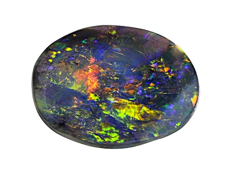 Australian Black Opal 10.1x7.5mm Oval Cabochon 1.09ct Australian Black Opal 10.1x7.5mm Oval Cabochon 1.09ct