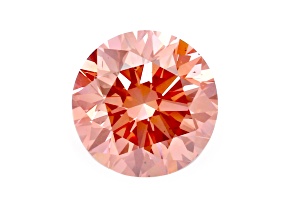 4.05ct Deep Pink Round Lab-Grown Diamond SI1 Clarity IGI Certified
