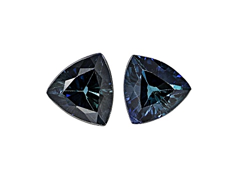 Sapphire 3.7mm Trillion Matched Pair 0.40ctw