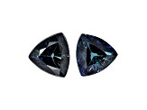 Sapphire 3.7mm Trillion Matched Pair 0.40ctw