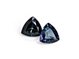 Sapphire 3.7mm Trillion Matched Pair 0.40ctw