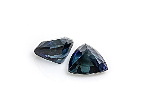 Sapphire 3.7mm Trillion Matched Pair 0.40ctw