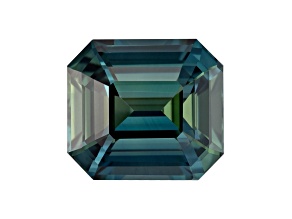 Teal Sapphire Unheated 9.97x8.73mm Emerald Cut 5.10ct
