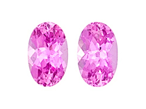 Pink Sapphire 5x3mm Oval Matched Pair 0.66ctw
