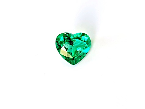 Colombian Emerald 10.36x11.25mm Heart Shape 3.67ct