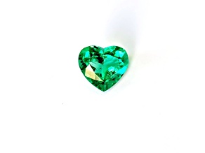 Colombian Emerald 10.36x11.25mm Heart Shape 3.67ct