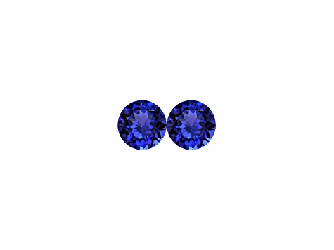 Tanzanite 4mm Round Matched Pair 0.44ctw