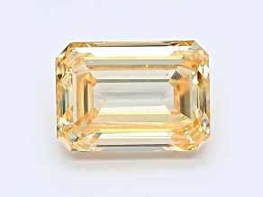 2.05ct Intense Yellow Emerald Cut Lab-Grown Diamond VS2 Clarity IGI Certified