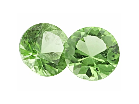 Arizona Peridot 3.5mm Round Matched Pair 0.30ctw