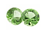 Arizona Peridot 3.5mm Round Matched Pair 0.30ctw