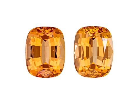 Imperial Topaz 9x7mm Cushion Matched Pair 6.00ctw