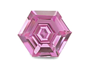 Pink Sapphire Unheated 7.9x6.89mm Hexagon 1.52ct