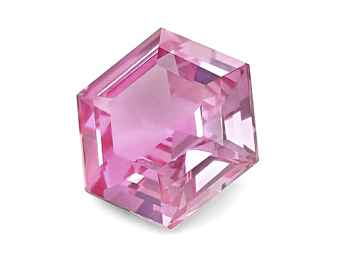Pink Sapphire Unheated 7.9x6.89mm Hexagon 1.52ct