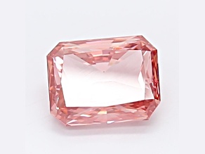 1.05ct Pink Radiant Cut Lab-Grown Diamond VS1 Clarity IGI Certified