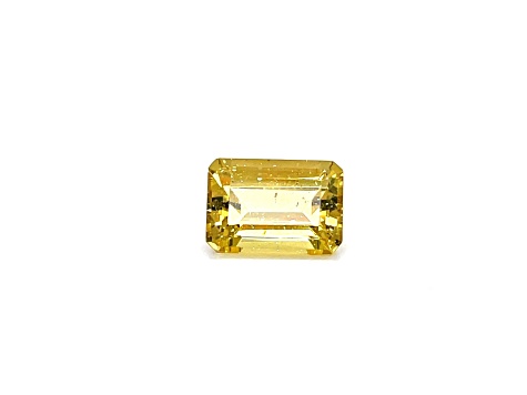 Canary Apatite 14x10mm Emerald Cut 7.43ct