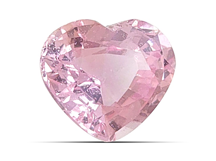 Padparadscha Sapphire Unheated 6.1x5.5mm Heart Shape 0.91ct