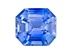 Sapphire 9.67x8.17mm Emerald Cut 4.08ct