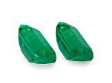 Panjshir Valley Emerald Pair 6.0x4.0mm Emerald Cut 1.08ctw