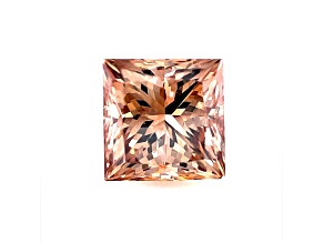 Natural Mocha Diamond 4.79x4.74mm Princess Cut 0.83ct