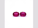 Rubellite 8x6mm Oval Matched Pair 2.48ctw