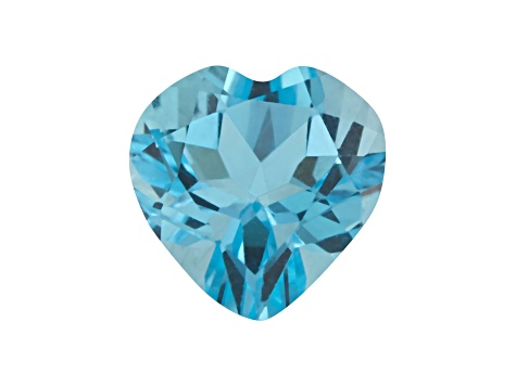 Swiss Blue Topaz 5mm Heart Shape 0.57ct