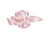 Morganite Mixed Shape Set of 5 7.95ctw