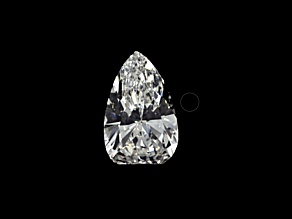 3.18ct Natural White Diamond Pear Shape, E Color, VS2 Clarity, GIA Certified