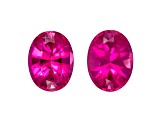 Pink Tourmaline 10.1x7.5mm Oval Matched Pair 4.74ctw