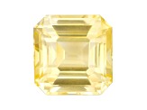 Yellow Sapphire Loose Gemstone Unheated 6.7mm Emerald Cut 2.07ct