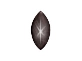 Black Star Sapphire 8x4mm Marquise Cabochon 0.90ct