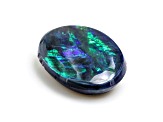 Australian Black Opal 9.0x6.5mm Oval Cabochon 0.92ct