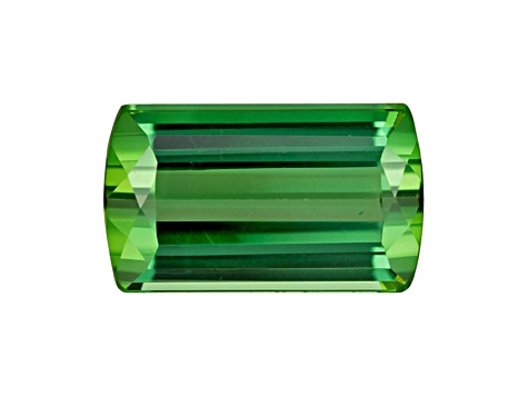 Green Tourmaline 12.3x7.3mm Emerald Cut 5.52ct