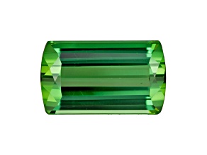 Green Tourmaline 12.3x7.3mm Emerald Cut 5.52ct