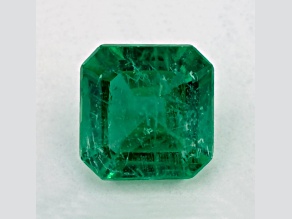 Zambian Emerald 6.42mm Asscher Cut 1.11ct