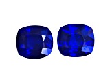 Sapphire 9.20x8.50mm Cushion Matched Pair 8.48ctw
