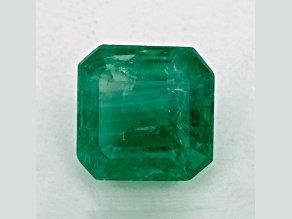 Zambian Emerald 6.96mm Asscher Cut 1.68ct