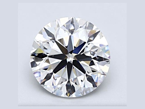 5.01ct White Round Mined Diamond F Color, VS2, GIA Certified