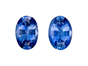 Sapphire 5.9x4mm Oval Matched Pair 0.99ctw