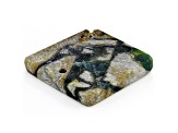 Wavellite 28.3x27.5mm Rectangle Cabochon Focal Bead