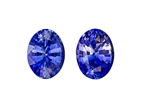 Sapphire 8x6mm Oval Matched Pair 2.73ctw