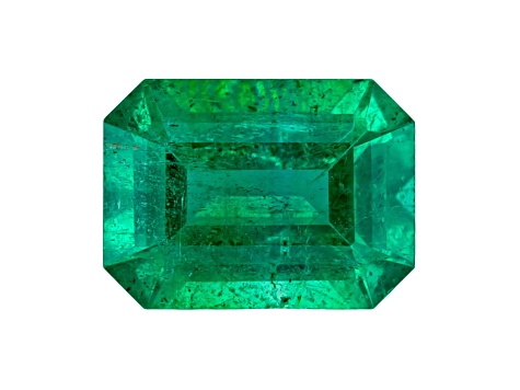 Zambian Emerald 6.9x5.1mm Emerald Cut 0.89ct