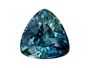 Blue-Green Sapphire Loose Gemstone 8.2mm Trillion 2.40ct