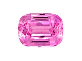 Pink Sapphire Loose Gemstone 6.6x5.1mm Cushion 1.14ct
