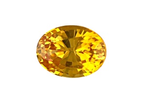 Yellow Sapphire 7.5x5.5mm Oval 1.3ct