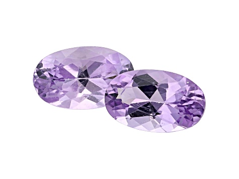 Amethyst 5x3mm Oval Matched Pair 0.30ctw