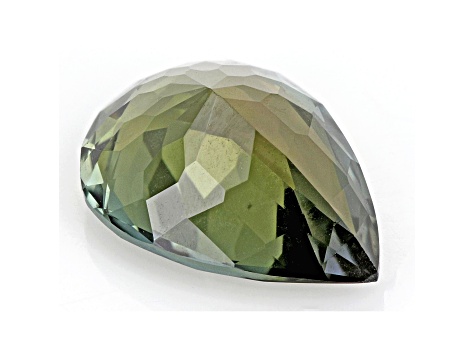Green Zoisite 10.7x7.6mm Pear Shape 2.38ct