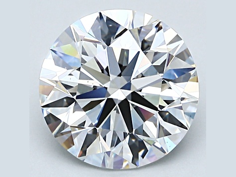 4ct White Round Mined Diamond E Color, VS1, GIA Certified