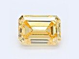 1.38ct Intense Yellow Emerald Cut Lab-Grown Diamond VS2 Clarity IGI Certified