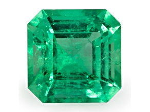 Panjshir Valley Emerald 6.9mm Square Emerald Cut 1.41ct
