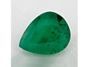 Zambian Emerald 7.68x6.09mm Pear Shape 1.05ct